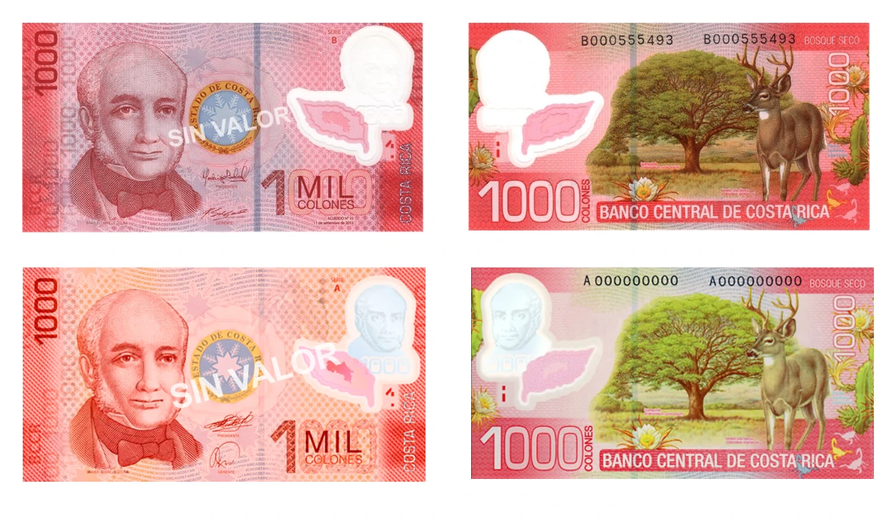 billetes, mil colones, circulación, medio de pago