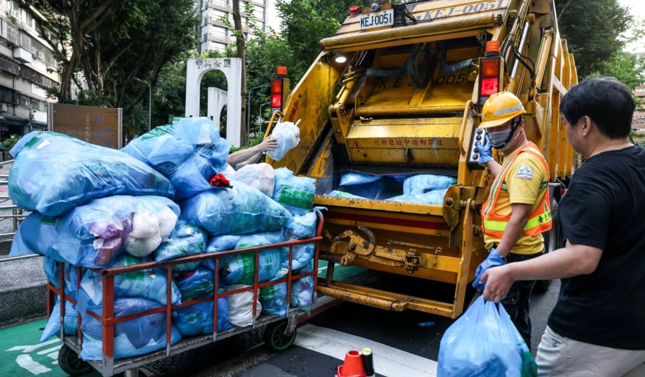 camiones basura taiwán