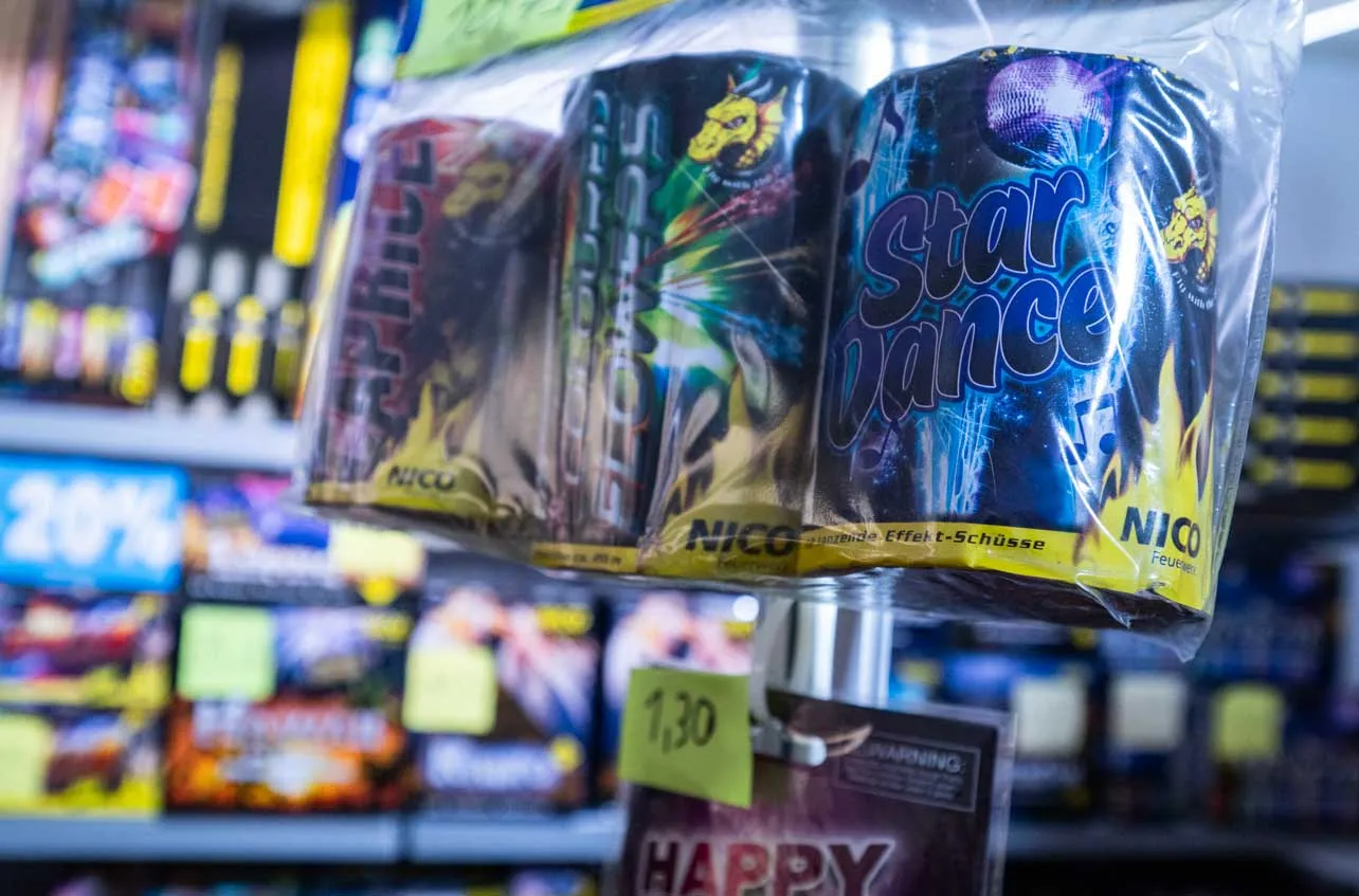 Pólvora de venta en Berlín.