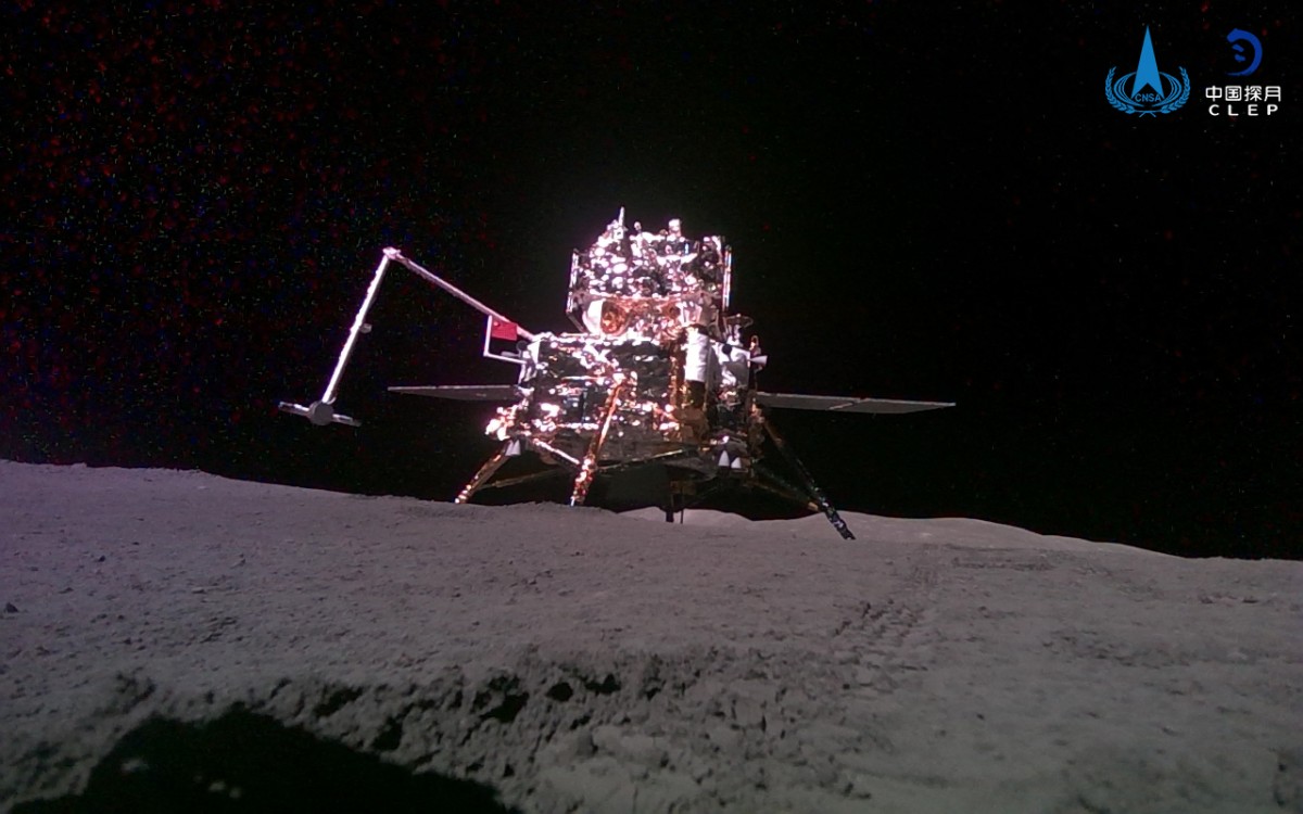  Sonda CHANG'E-6 alunizó en la Luna