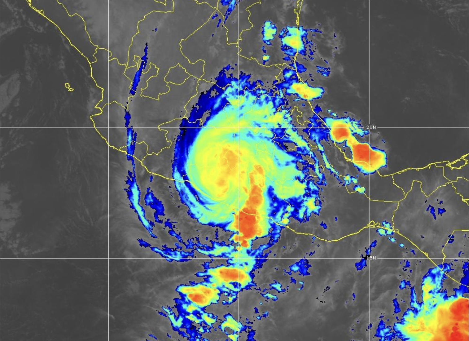 Huracán, Otis, Acapulco, México