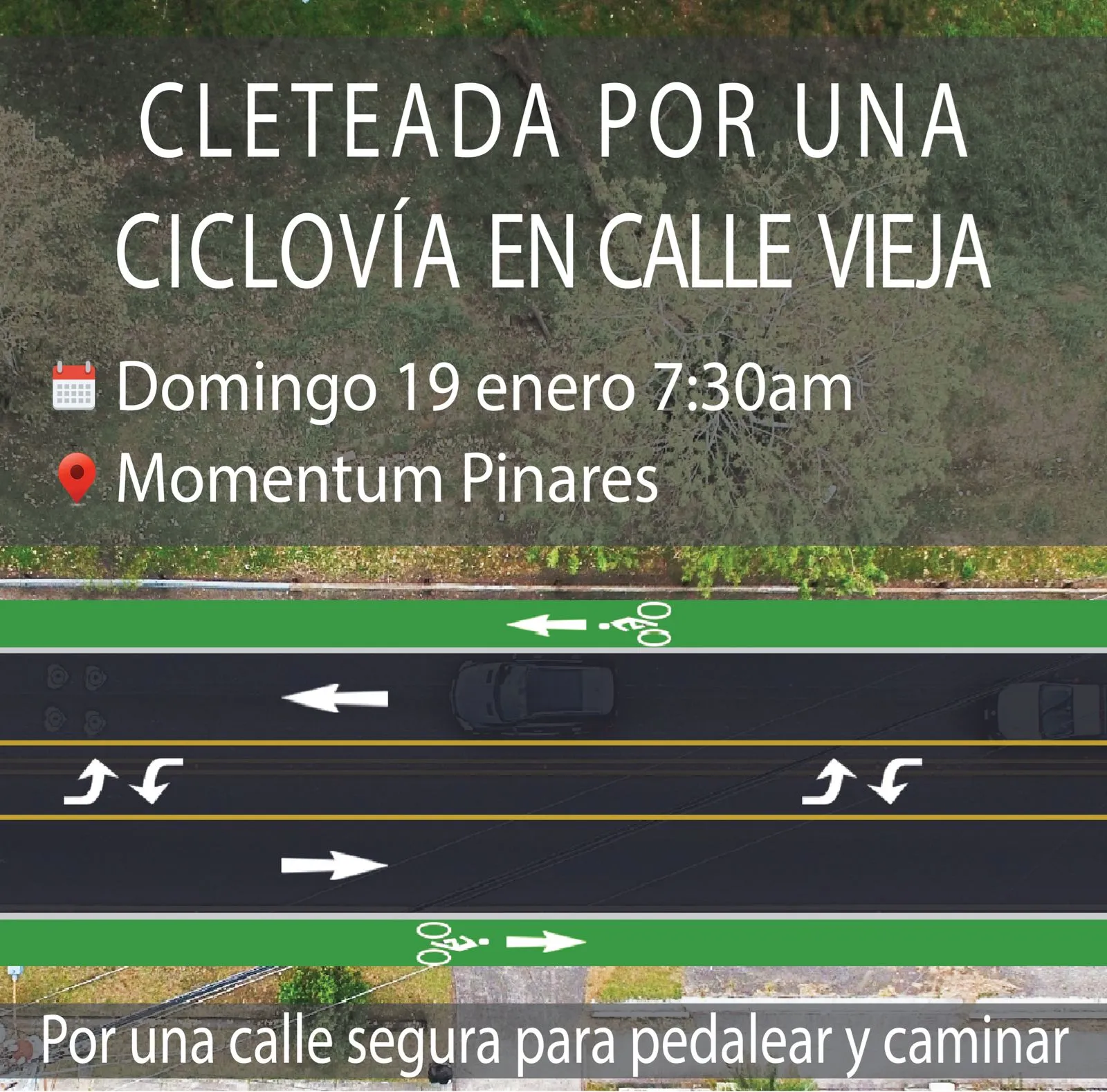 Ciclovía Calle Vieja Tres Ríos