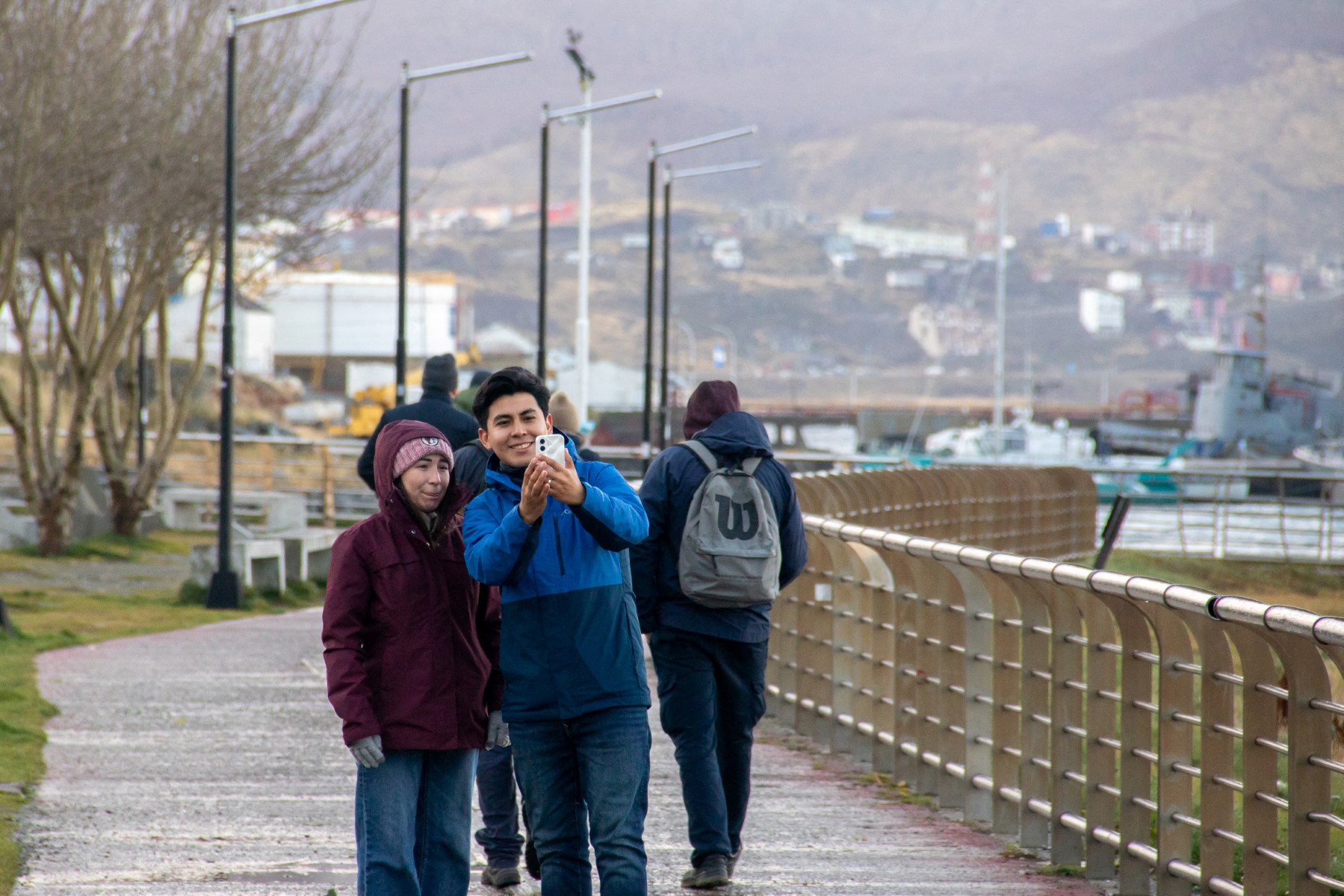 Turistas en Ushuaia