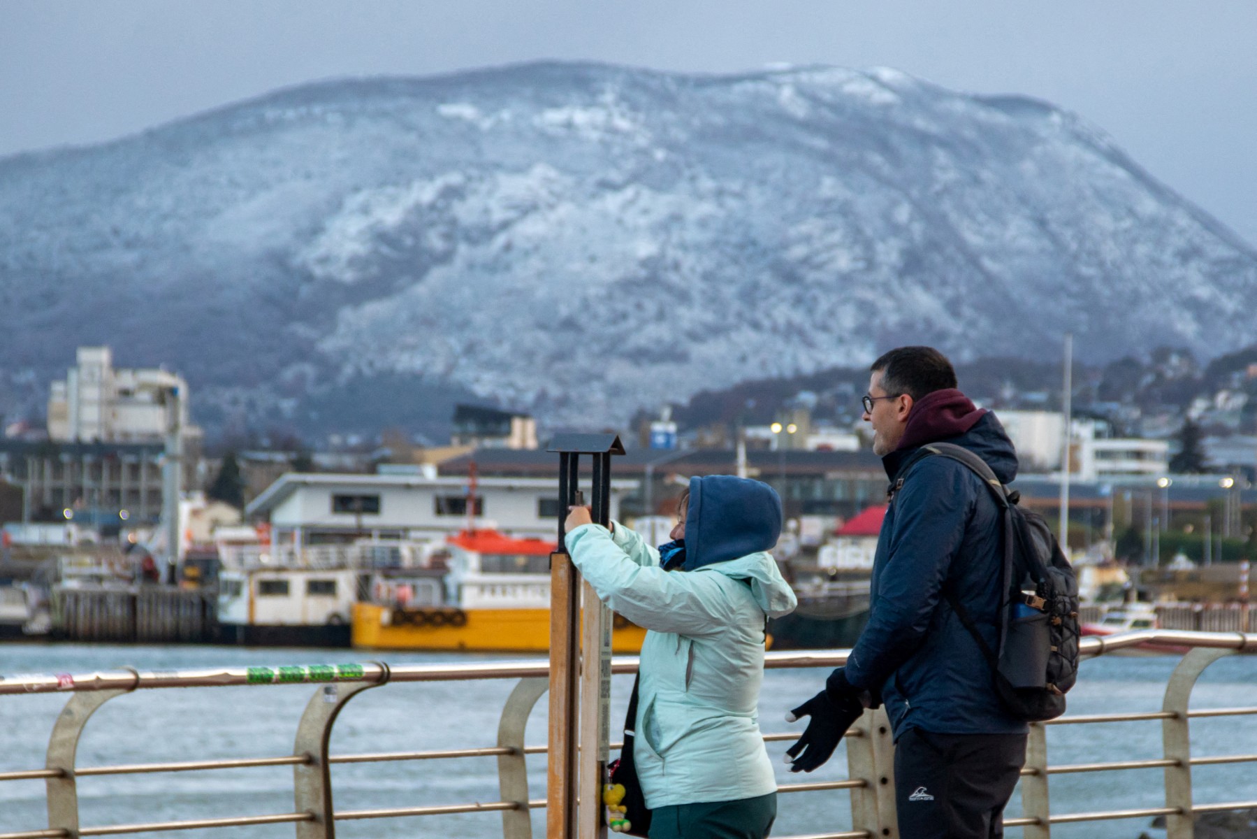 Turistas en Ushuaia