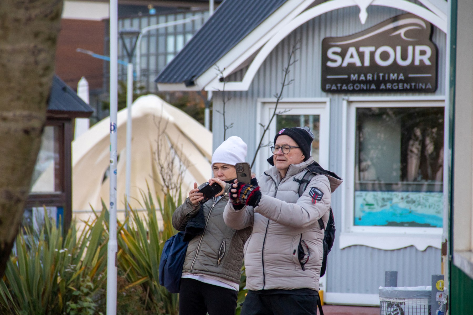 Turistas en Ushuaia