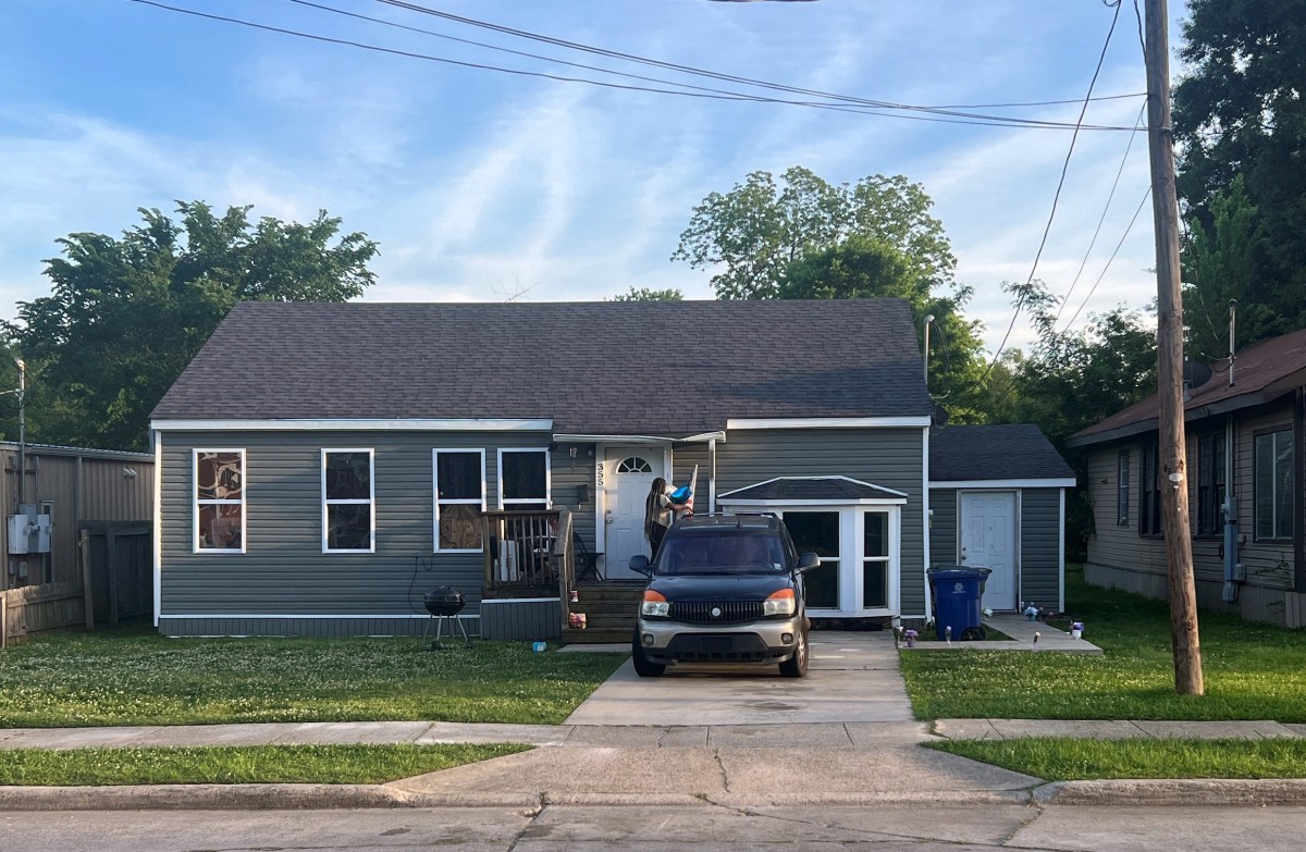 Vivienda donde ocurrió crimen de niños en Luisiana. AFP