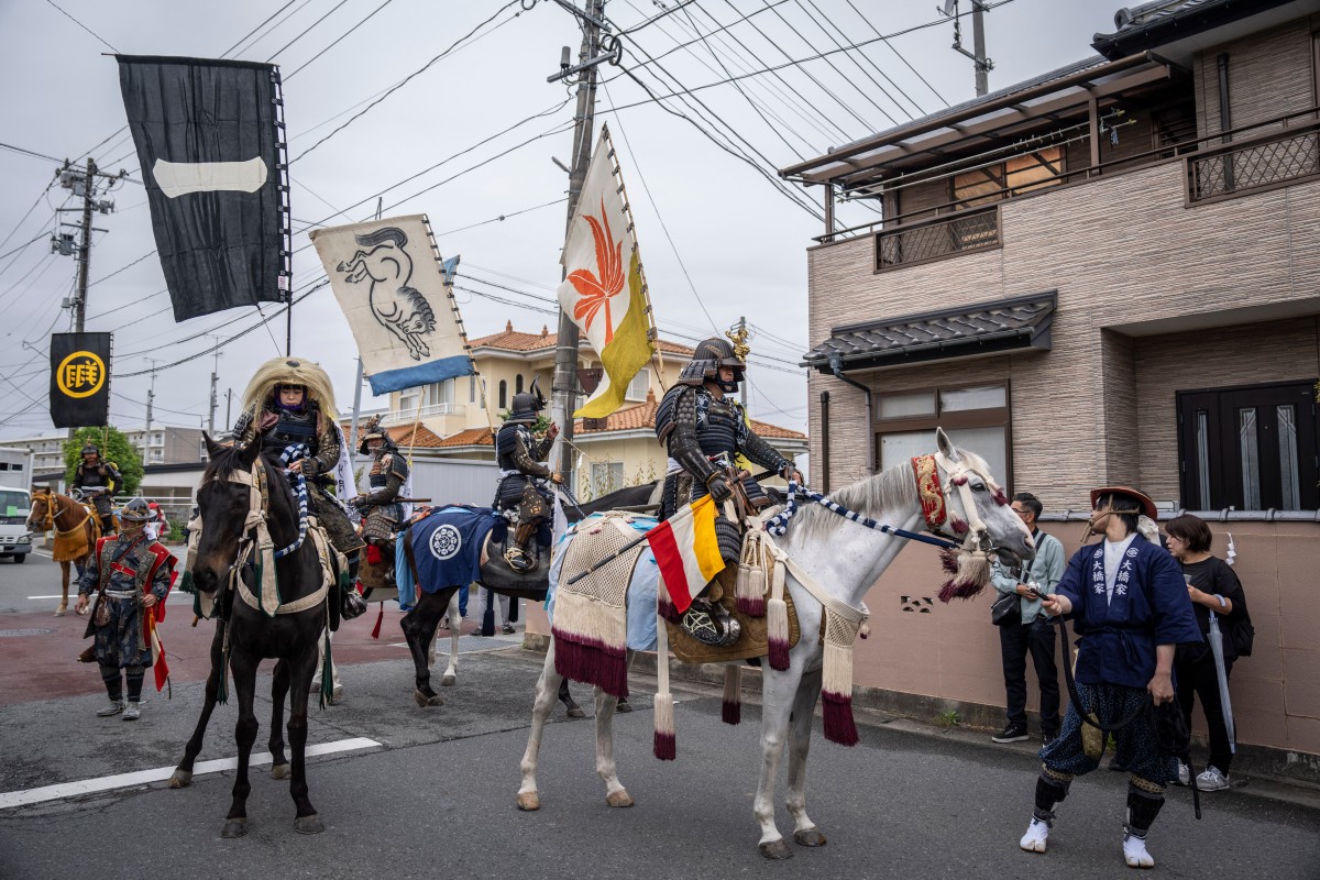Festival samurai en Japón