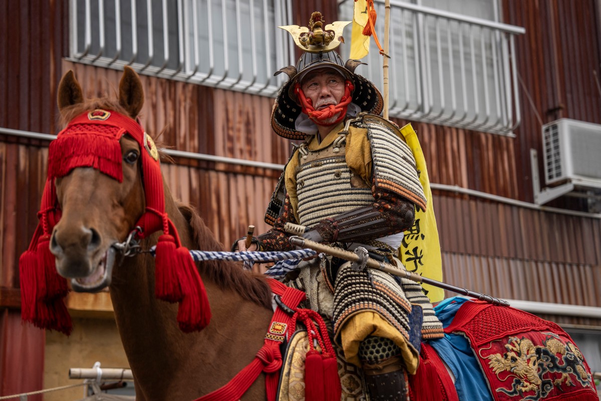 Festival samurai en Japón