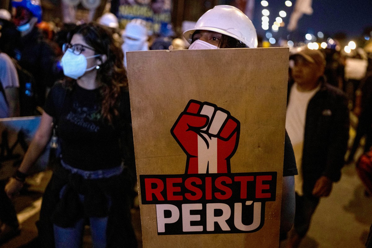 Protesta en Perú