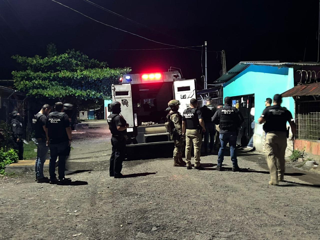 OIJ, operativo, Limón, Homicidios