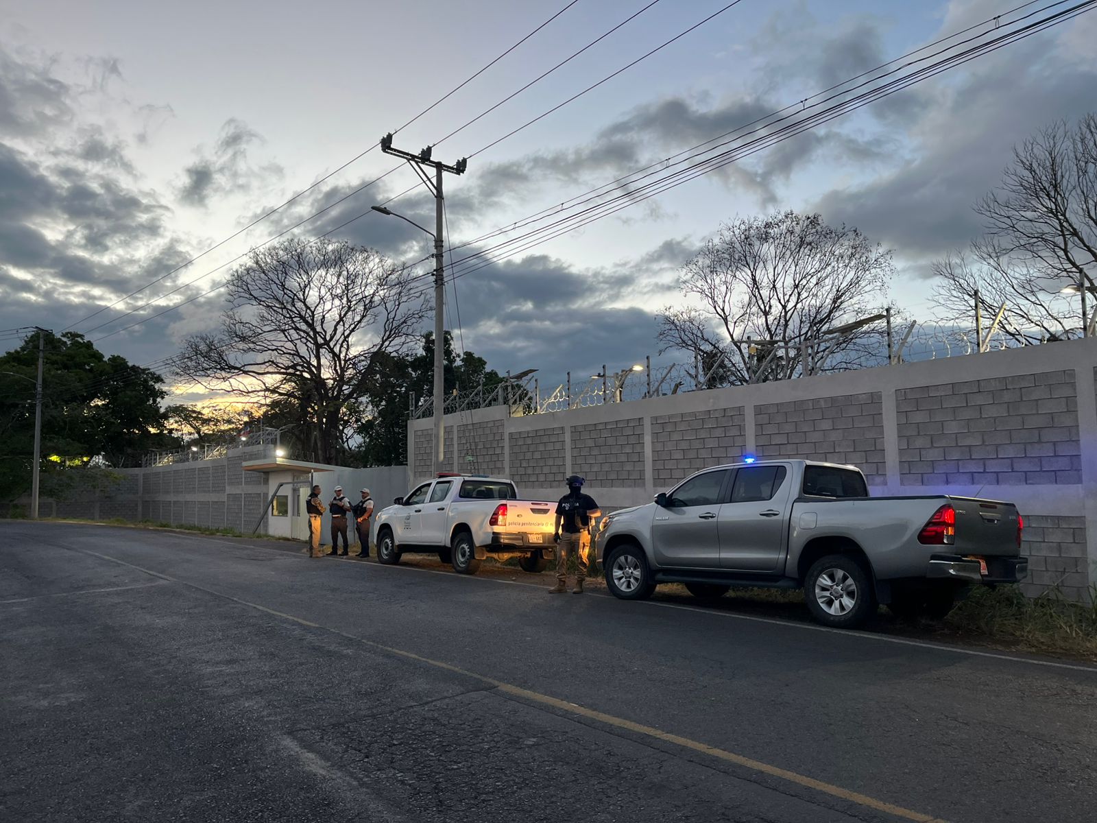 Operativo de traslado de Celso Gamboa