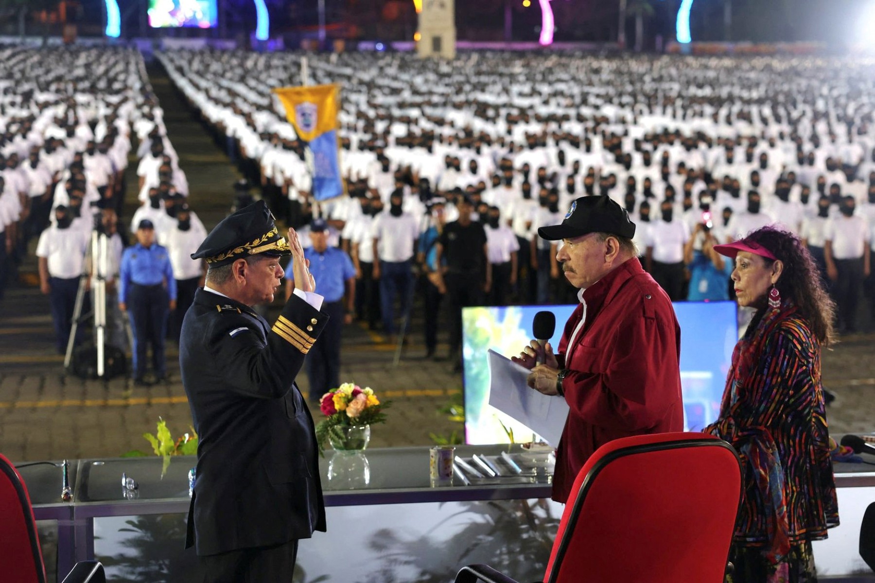 Nicaragua, Daniel Ortega, Rosario Murillo, Policías voluntarios