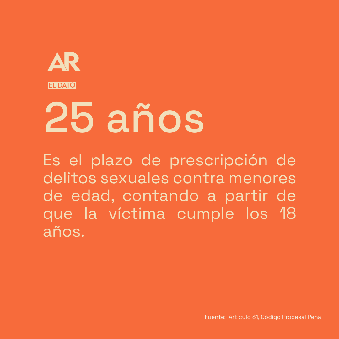 Prescripción de casos de delitos sexuales
