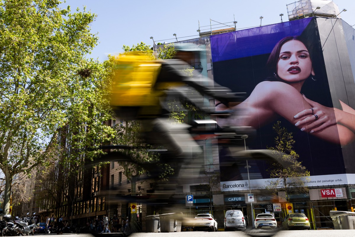 Valla de Rosalía en Barcelona