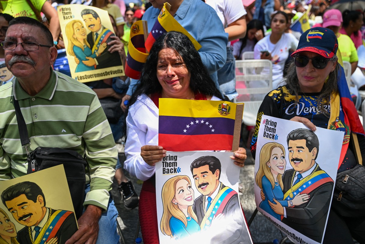 Seguidores de Nicolás Maduro