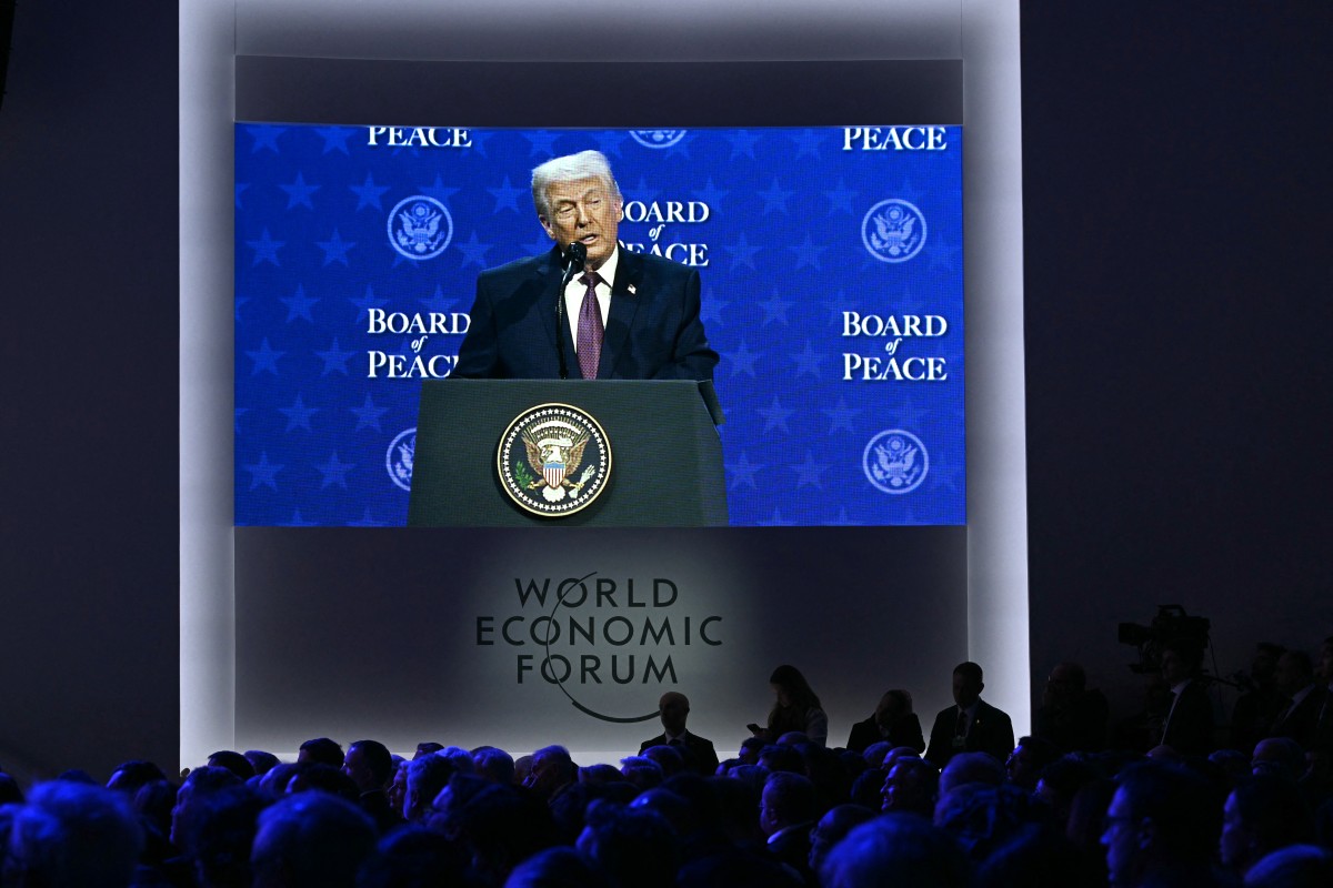 Trump en Davos, Suiza