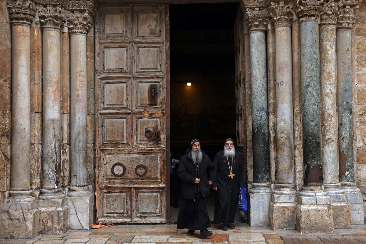 Israel, bloqueo, Santo Sepulcro